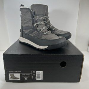 Sorel Whitney II Short Lace WP Waterproof Women's‎ Boots Quarry Size 6 NIB